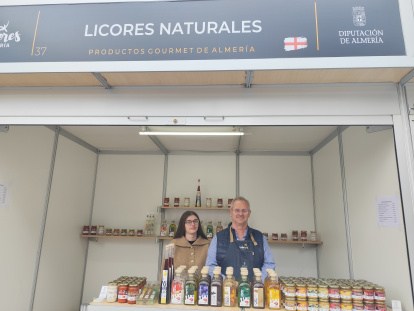 Puestos de Sabores Almería con motivo de la Navidad.