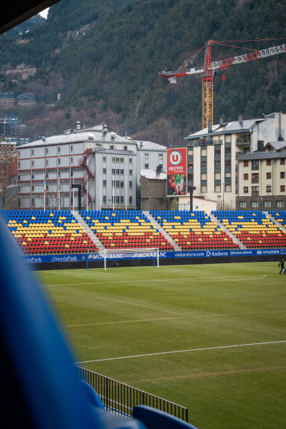 Aridane cumple en Andorra su primer partido de castigo.