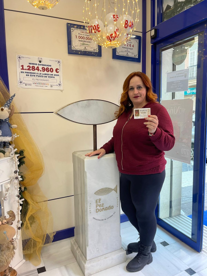 Cristina es una de las afortunadas con el 'casi' tercer premio.