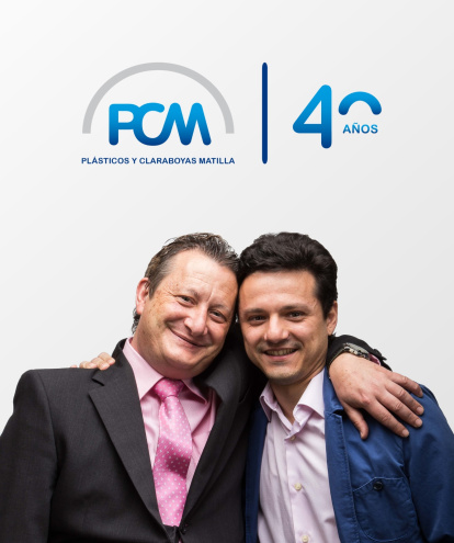 La nueva imagen corporativa de Plásticos y Claraboyas con Jorge y Ricardo Matilla.