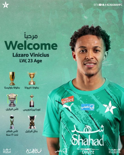 Lázaro Vinicius compite con el ahora colista de Arabia Saudita.