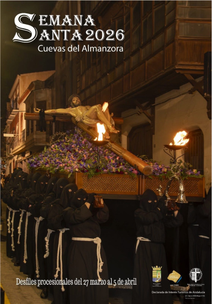 Cartel anunciador de la Semana Santa de Cuevas del Almanzora.