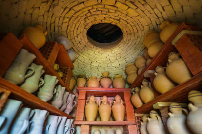 Horno artesanal creado por Salvador Hernández.