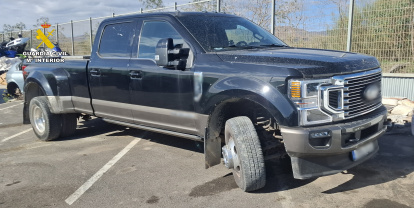 Imagen del vehículo recuperado.