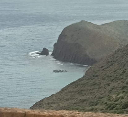 Varias narcolanchas entre Rodalquilar y La Isleta este sábado, 7 de febrero.