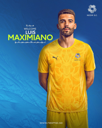 Luis Maximiano anunciado como jugador del NEOM SC.