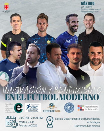 Cartel de la Jornada de Formación para entrenadores y preparadores físicos.