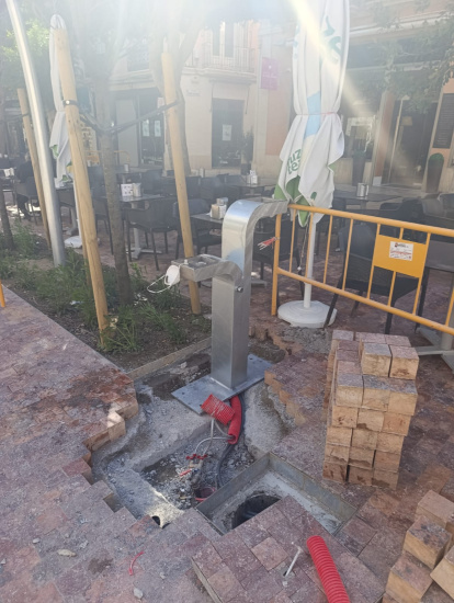 Así son los nuevos 'cañillos' que se colocarán en el Paseo de Almería