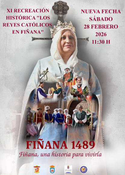 Cartel de la recreación de este año en Fiñana.
