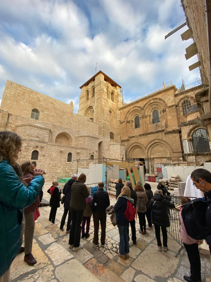 Imágenes de la expedición almeriense durante estos días en Tierra Santa.