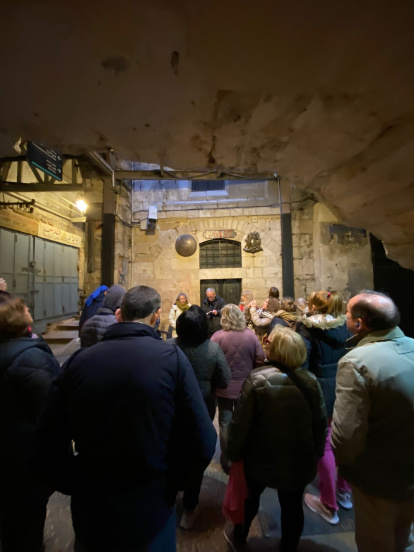 Imágenes de la expedición almeriense durante estos días en Tierra Santa.