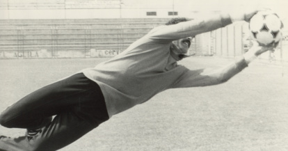 Una estampa inolvidable de su etapa profesional en el Cartagena.