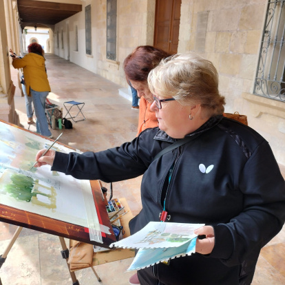 Participante en el XXII Encuentro Andaluz de Acuarela celebrado en Almería.