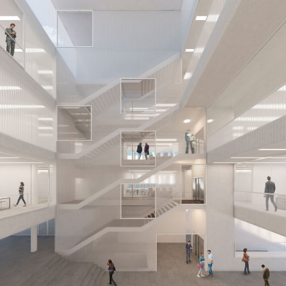 La nueva casa Consistorial en su interior.