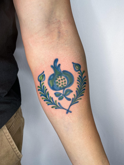 Guiño a la cerámica granadina.