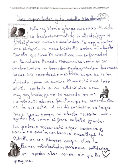 ‘Los Superabuelos y la patrulla de los Abrazos’, el relato de Antonio Moya Valenzuela.