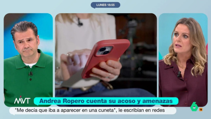 Andrea Ropero en el programa de La Sexta.