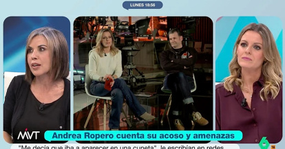 Andrea Ropero y su marido Iñaki López hablaron sobre el acoso.