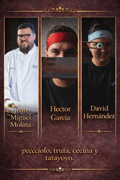 Los chefs que han participado en el evento solidario Sabores que Suman 2026 para apoyar a la Fundación Poco Frecuente.