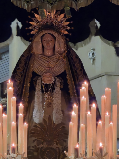 Procesión de Nuestro Padre Jesús Nazareno y María Santísima de los Dolores en Cuevas del Almanzora.