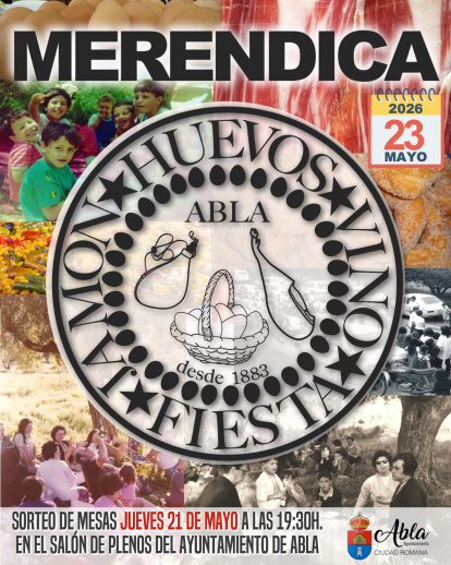 El cartel para la Merendica de este sábado, 23 de mayo.