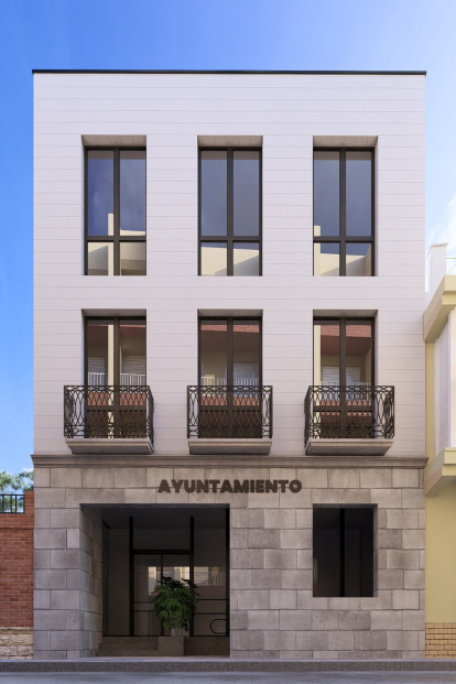 Imagen del futuro edificio cedida por el Ayuntamiento de Huércal-Overa.