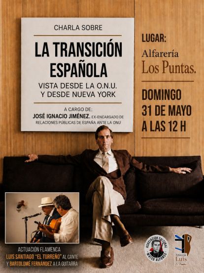 Cartel de la charla de José Ignacio Jiménez en Albox.
