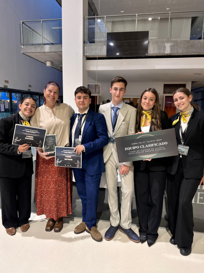 Los alumnos de CDP Portocarrero en Aguadulce.