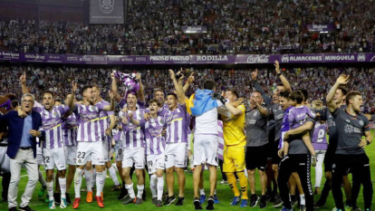 El segundo ascenso de la historia del Play Off para el Real Valladolid fue en 2018.