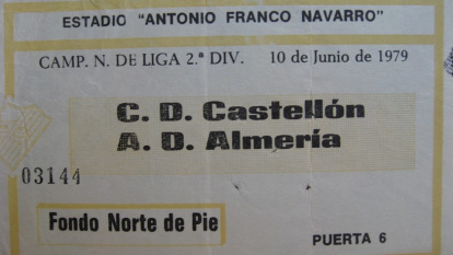 Las entradas del partido se conservan como tesoros.