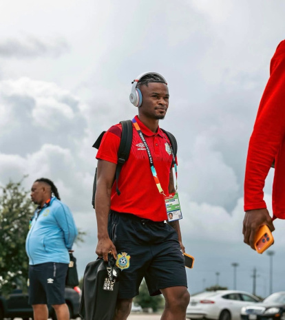 Cipenga está disfrutando el Mundial con la República del Congo.