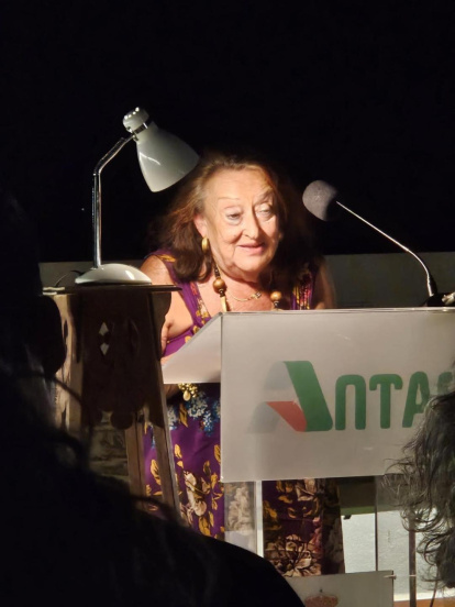 Mari Carmen, hermana de Antonio Jesús Soler Cano, el añorado poeta de Antas.