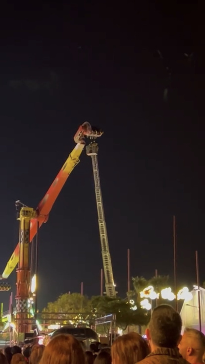 Actuación de los Bomberos de Almería.