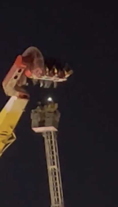 Actuación de los Bomberos de Almería.