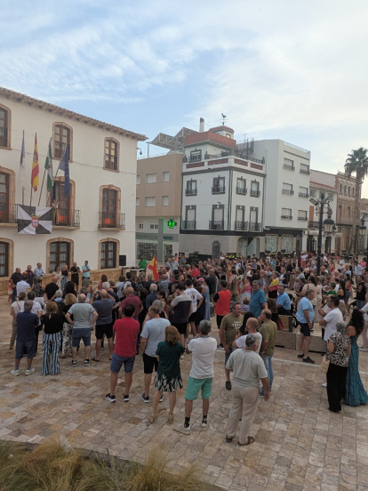 Manifestación en Albox.