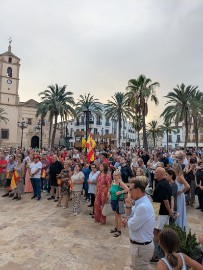 Manifestación en Albox.