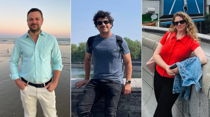 Alejandro, Andrés y Elena, fundadores de The Museum Code.
