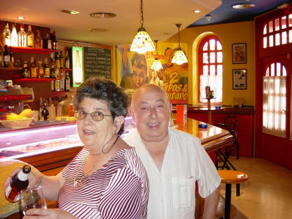 Loli Albacete y Paco el del Roypa como le gustaba que le llamasen siempre juntos.