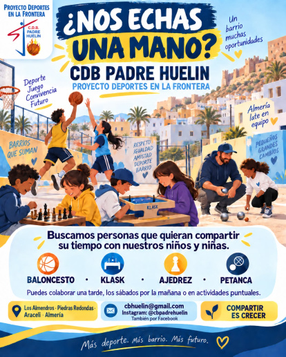 Cartel que ha compartido Padre Huelin en sus redes sociales.