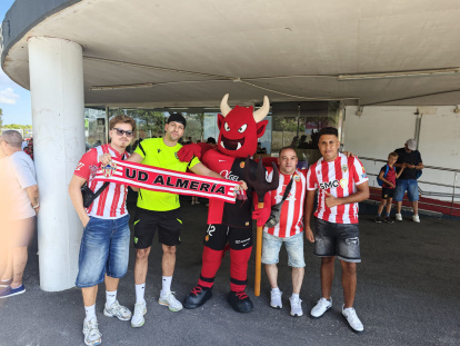 Aficionados del Almería.