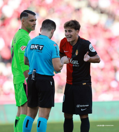 Palencia quiso pasar inadvertido en un partido de Primera División.