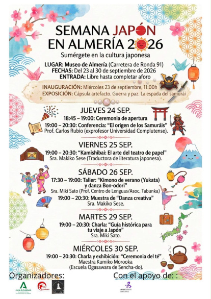 Programación de la semana nipona en el Museo de Almería.