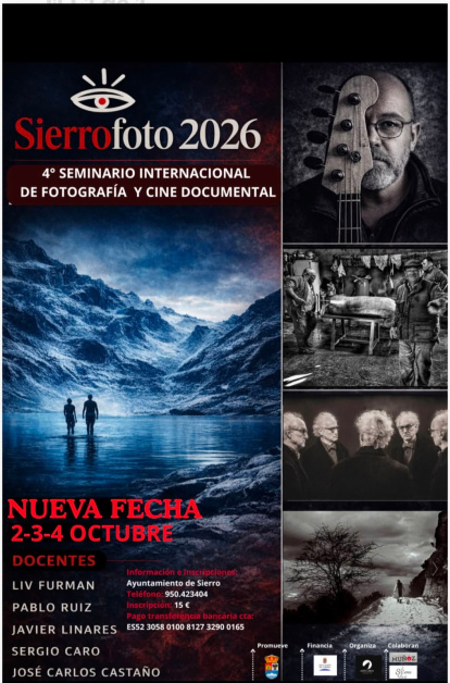 Cartel de Sierrofoto 2026.