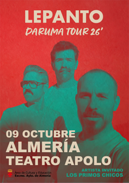 La banda almeriense Lepanto presenta este viernes en el Teatro Apolo ‘Daruma’, su nuevo disco