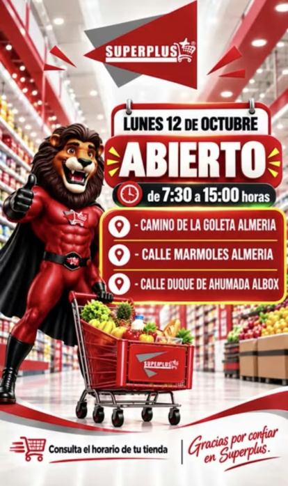 Cartel de Superplus.