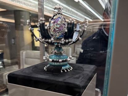 El huevo de Fabergé, la gran joya de la corona del lujoso crucero.