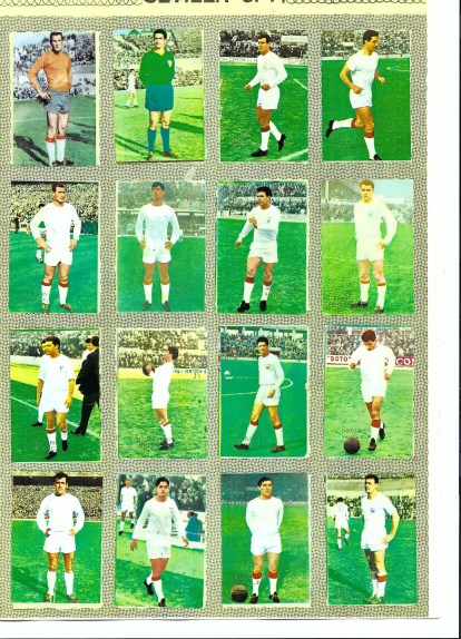 Román salía en los cromos que coleccionábamos los niños de los 60 con el Sevilla.