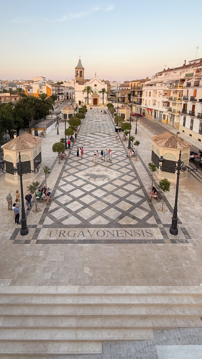 El Paseo General Muñoz-Cobo en Arjona