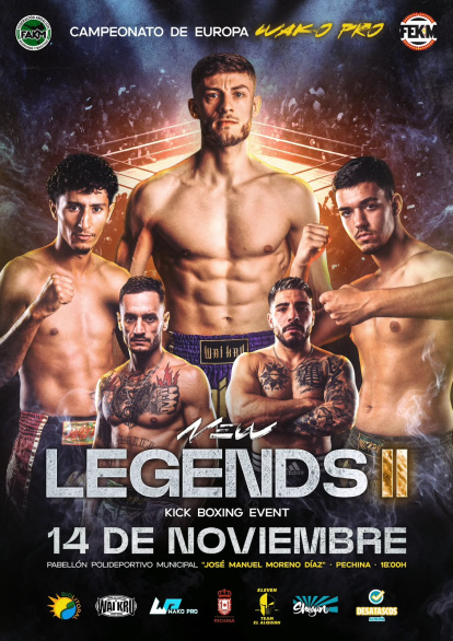 El cartel de la velada que se celebrará en Pechina el sábado, 14 de noviembre.