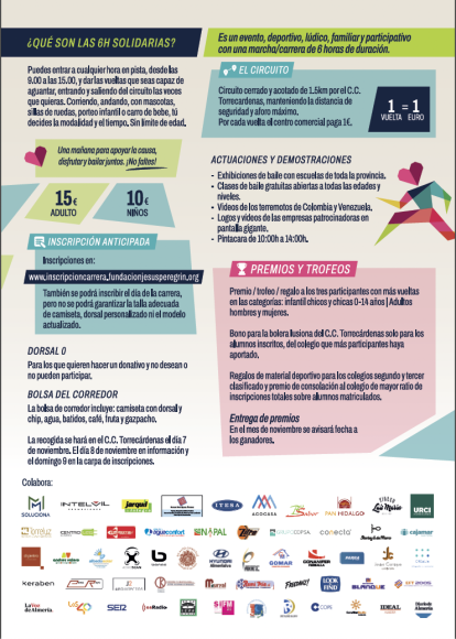 Cartel Oficial. Carrera solidaria
